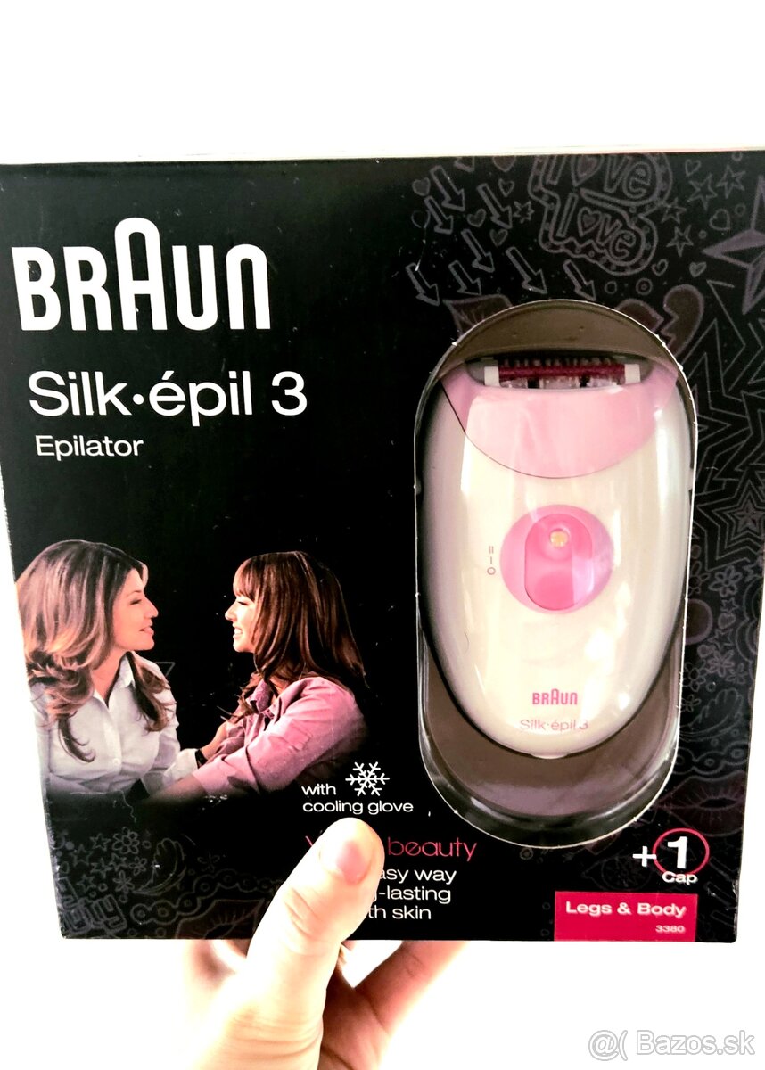 Braun epilátor, odstraňovač chlpkov
