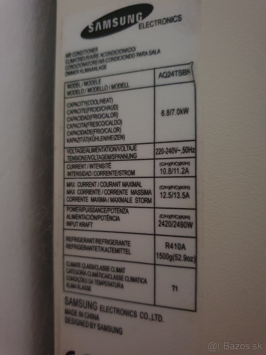 Klimatizácia Samsung