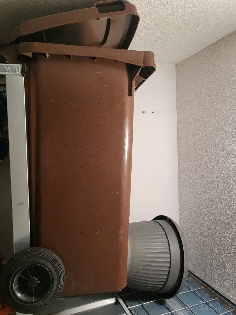 Smetna nadoba hneda 120L/ kontajner