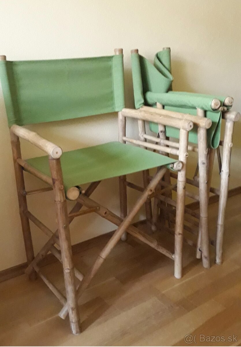 Bambusové stoličky, 2ks