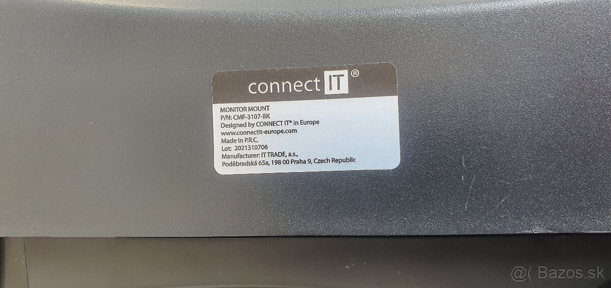 Drziak na monitor connect IT CMF-3107-BK