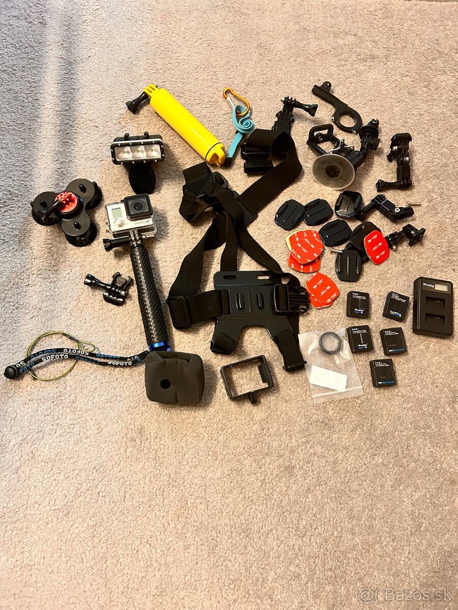 gopro go pro kamera prislusenstvo