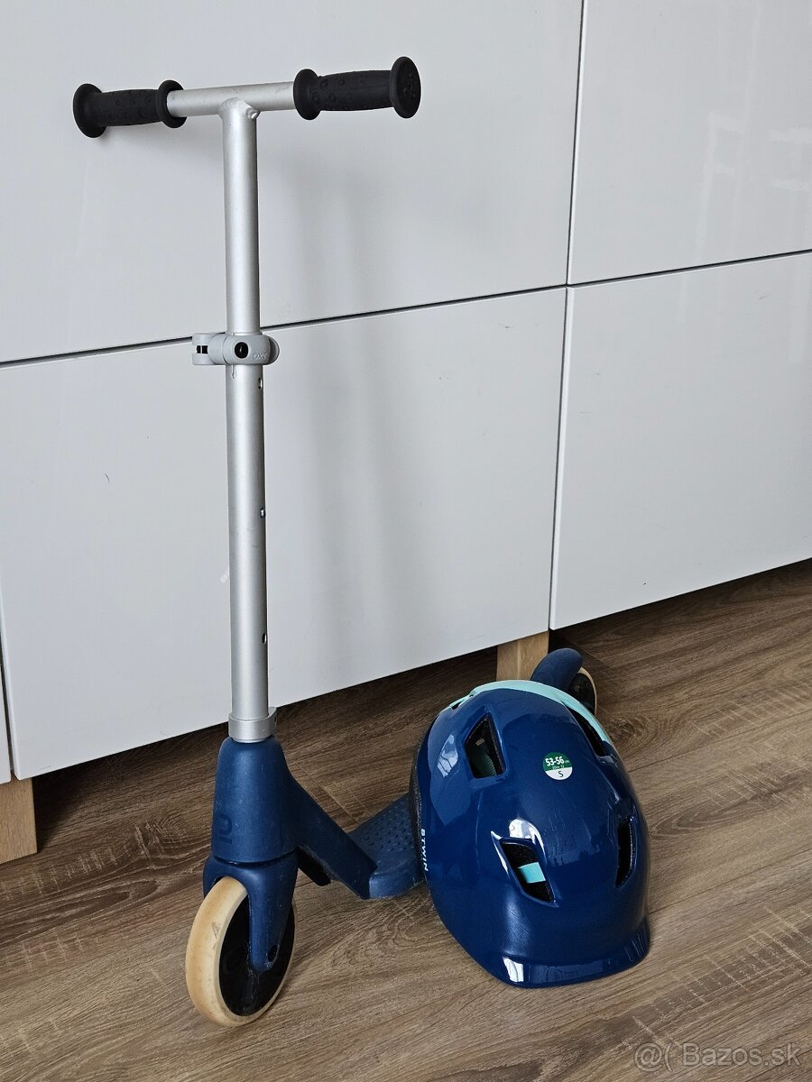 Detská kolobežka Oxelo L500 + prilba – 25 €