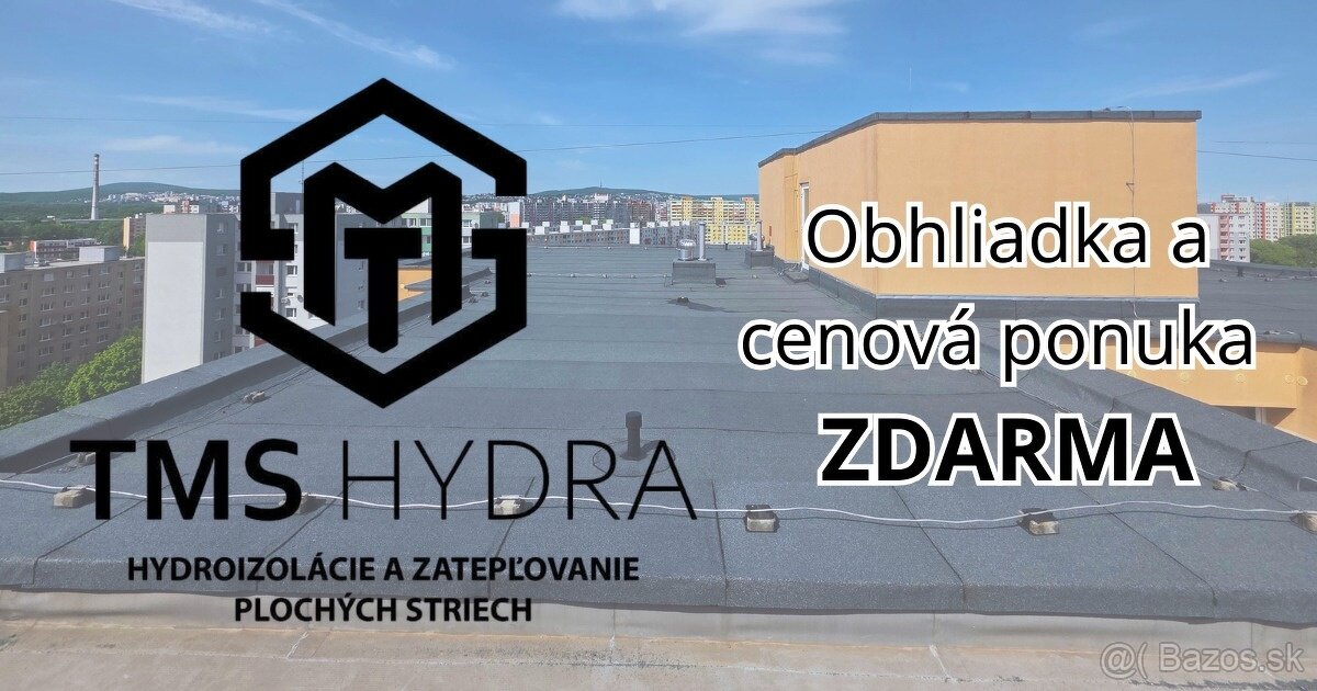Hydroizolácie plochých striech