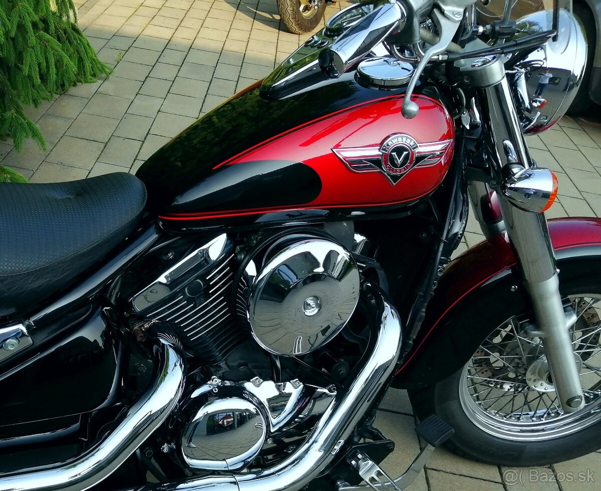 KAWASAKI VN 800 CLASSIC, /r. 2000, naj: 19.600km,TOP krásny.