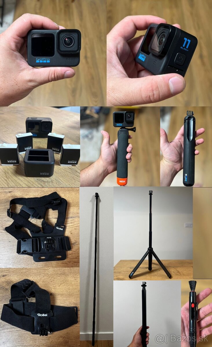 GoPro 11 Black - battery charger + 4 batérie