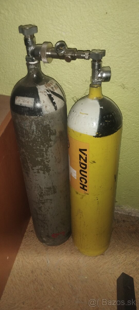 Predám vzduchove 8l bomby 300bar