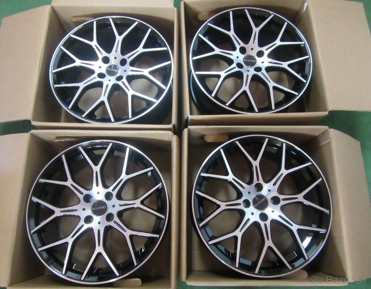 R17 NOVE hliníkové disky MANSORY rozteč 4x100 leštené