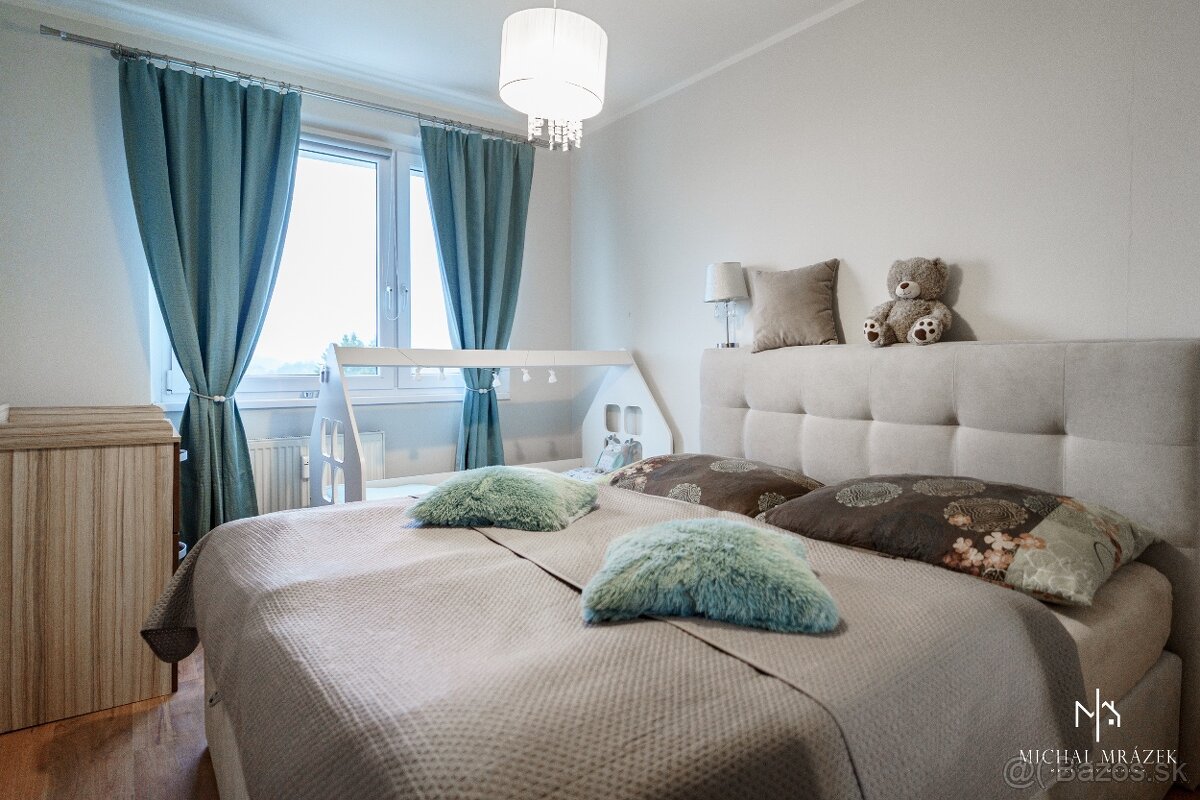 Na predaj vkusne zrekonštruovaný 3-izbový byt s lodžiou ...