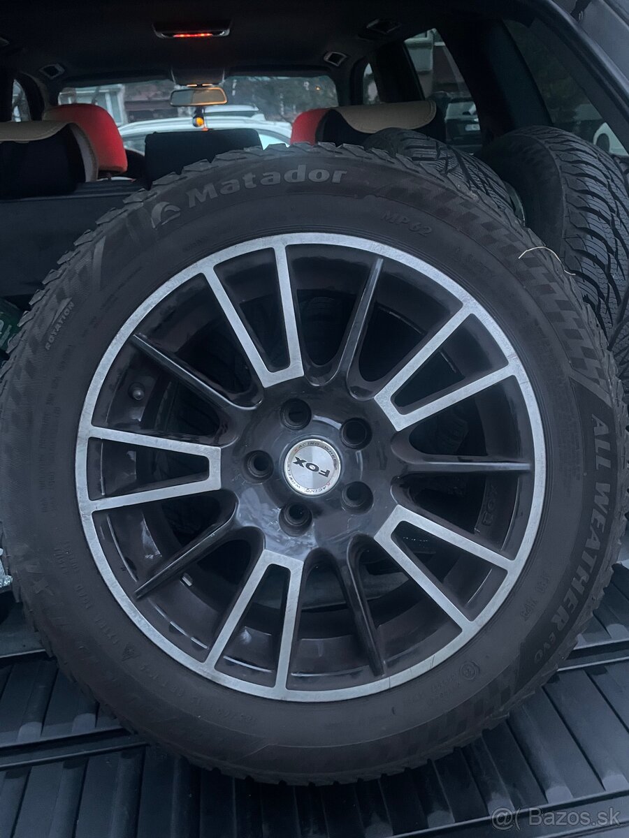 Kolesá 5x100 s celoroč. pneu 185/60 R15 zo Škoda