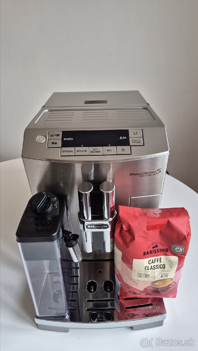 Premium kávovar DeLonghi PrimaDonna S