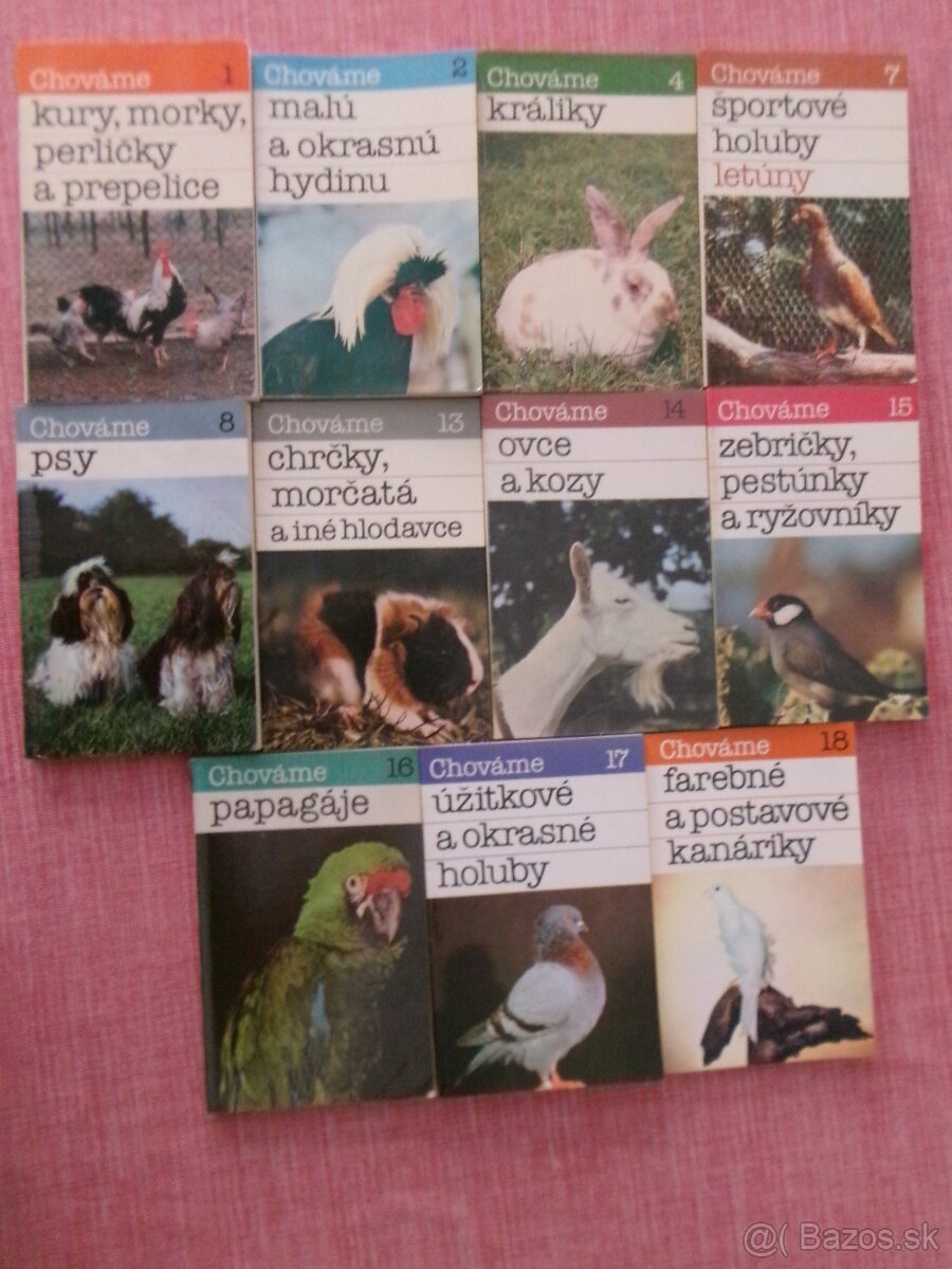 Chovatelské knižky.