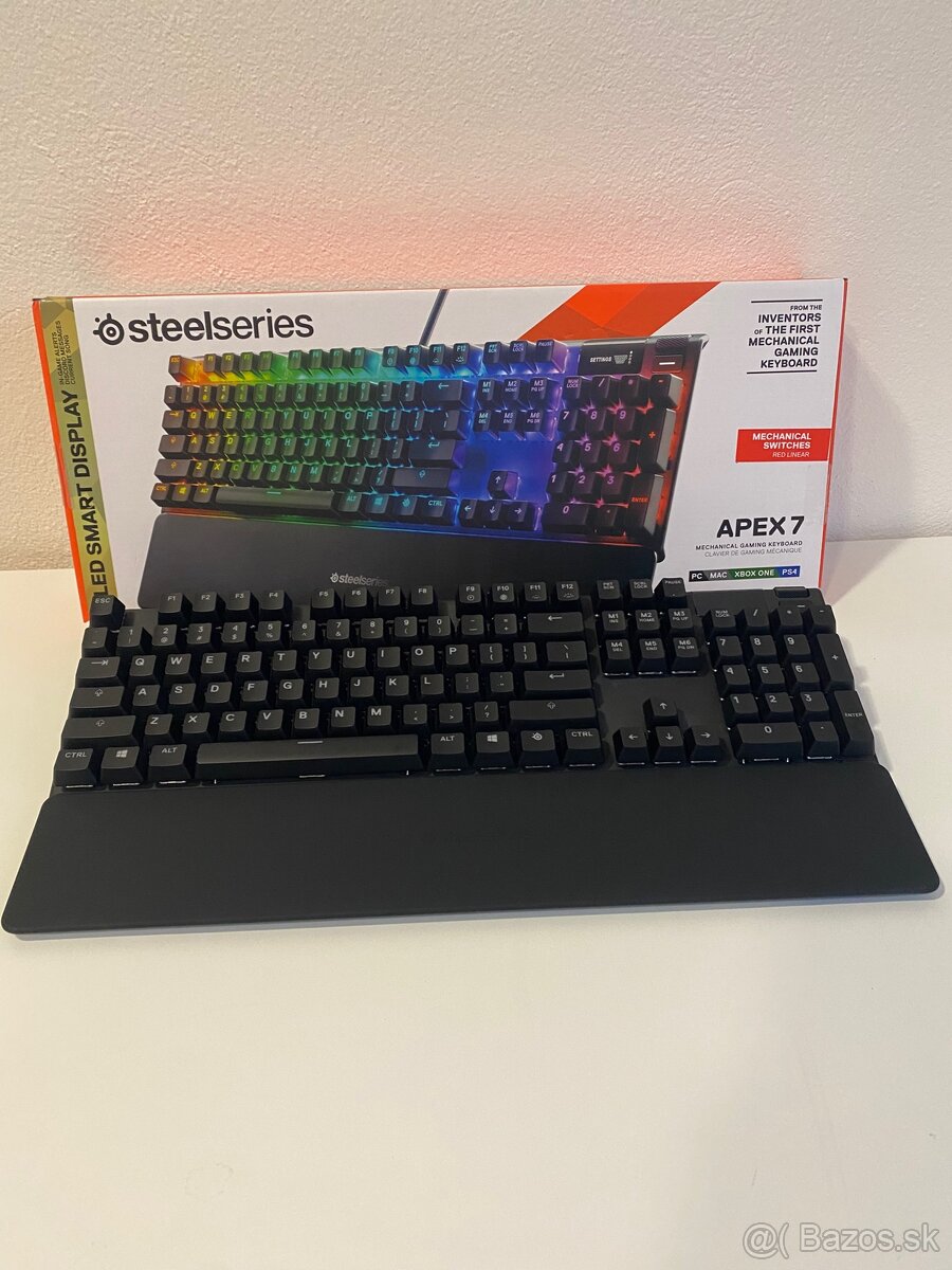 SteelSeries Apex 7 – mechanická herná klávesnica