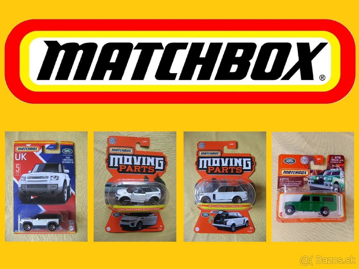 MATCHBOX - 4x Land Rover