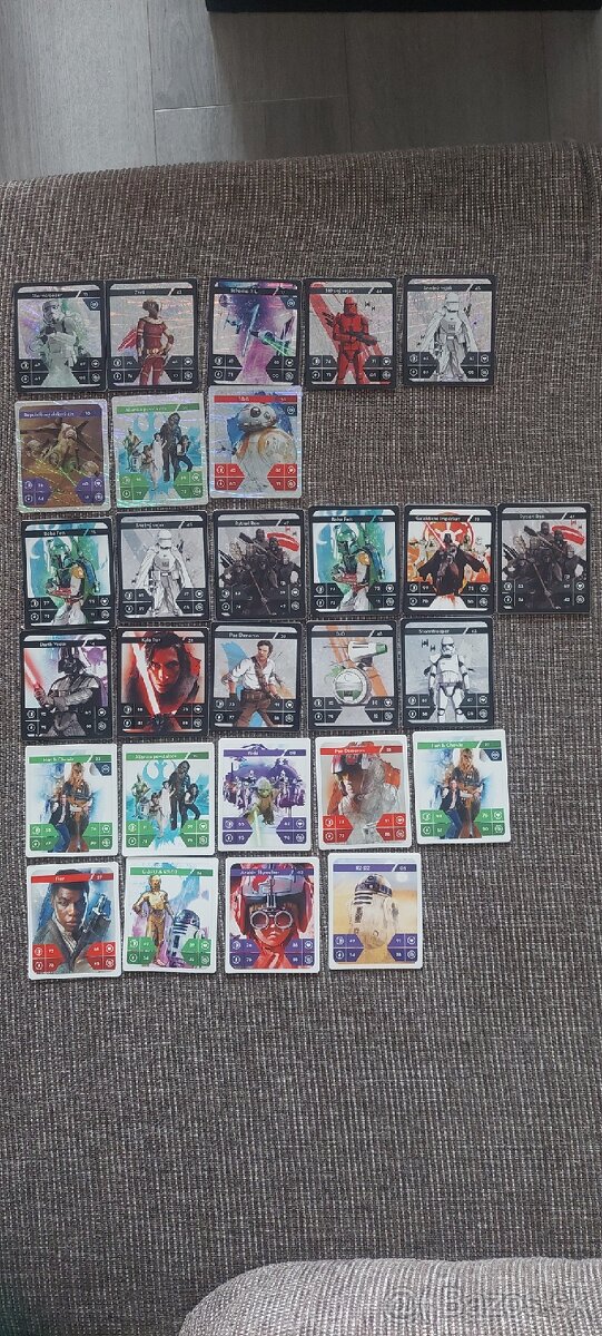 Star wars kartičky Kaufland