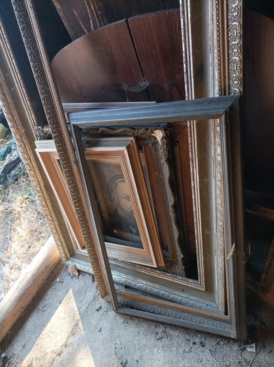 Predám drevené staré rami