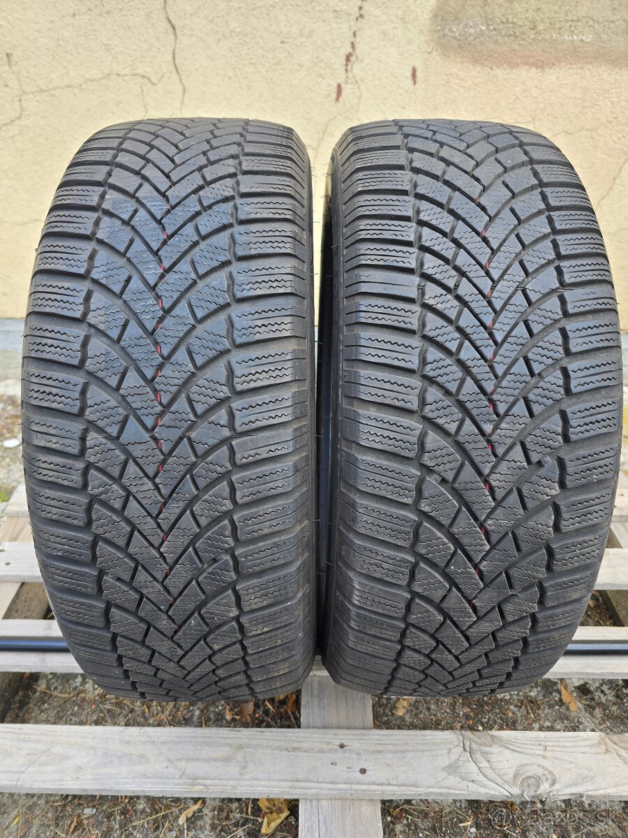 2ks ZIMNÝCH PNEUMATÍK BRIDGESTONE 215/55 R17 98V