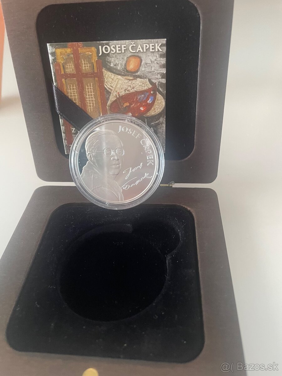 Vymením striebornú mincu Jozef Čapek