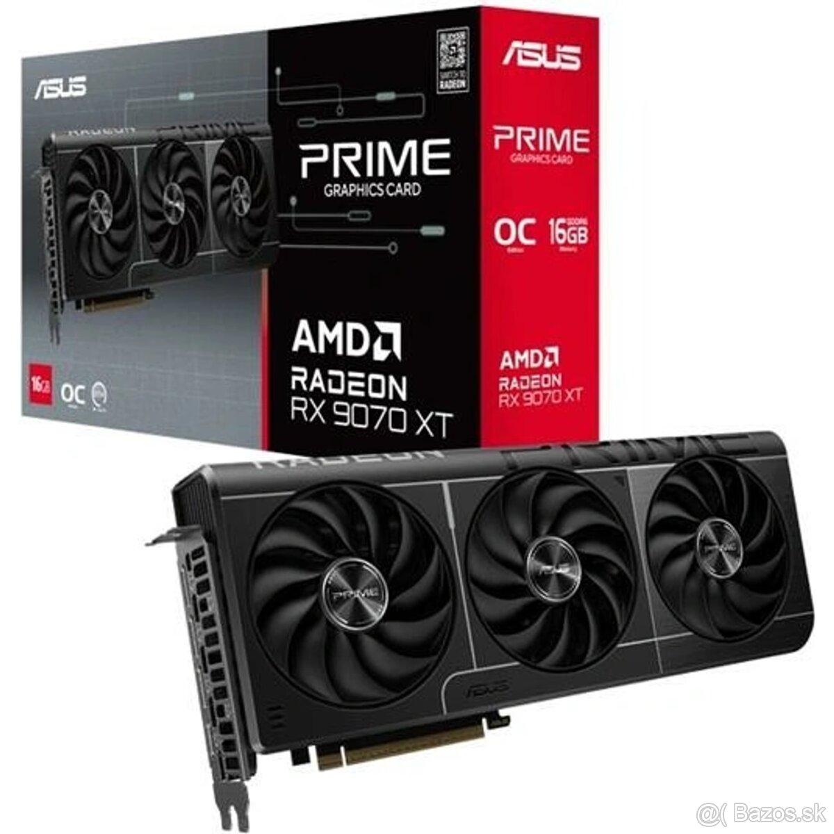 ASUS prime 9070 XT 16GB - záruka