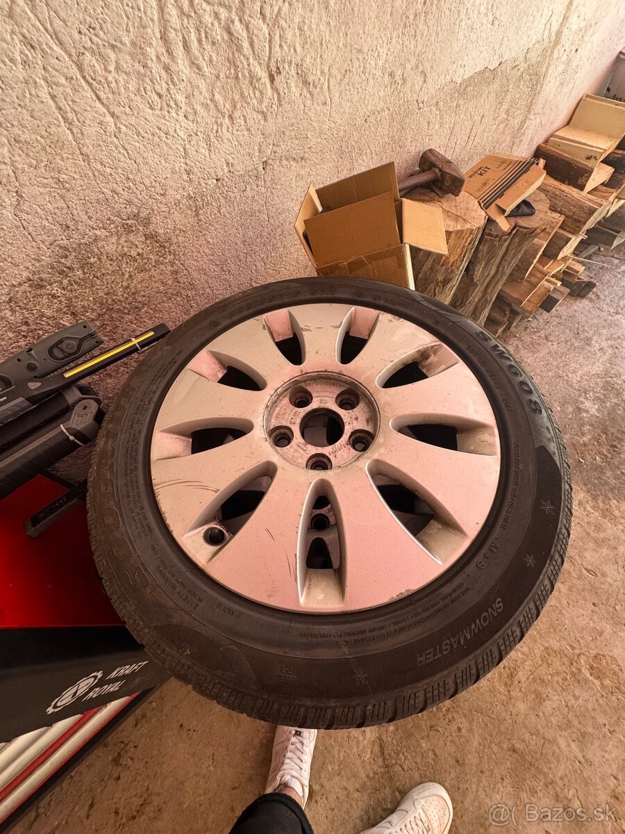 🛞 Zimné kolesá 15” na Audi A3 (5x112) – Snowmaster W605 + p
