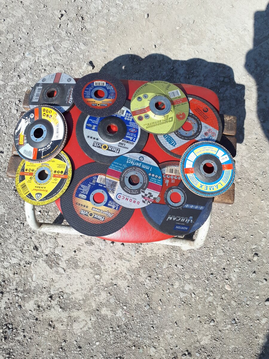 Kotuče rezne brusne rôzne velkosti