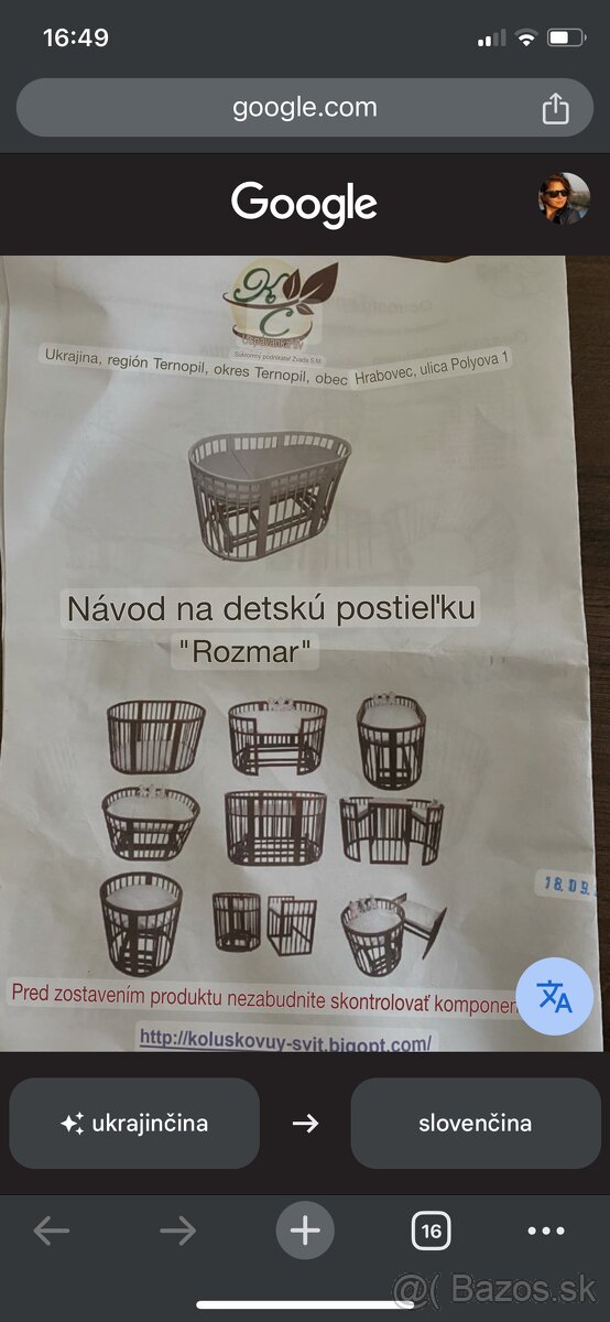 Detska postielka 9v1 hojdacia