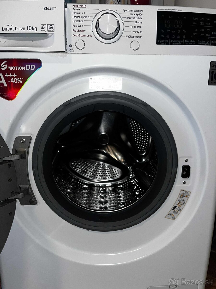 Automaticka pračka LG na 10kg Aktualna
