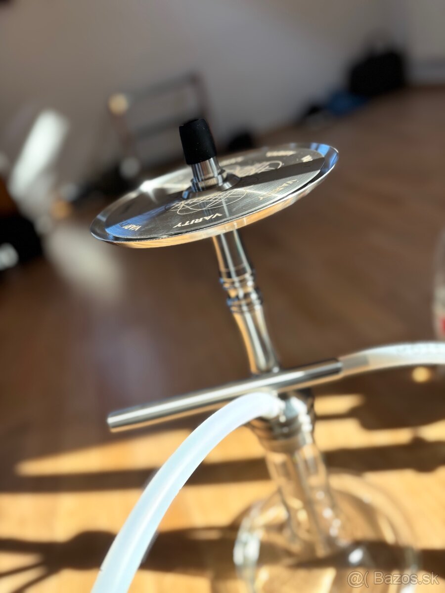 Vodná vajka Moze Varity Lounge Silver Steel (Shisha)