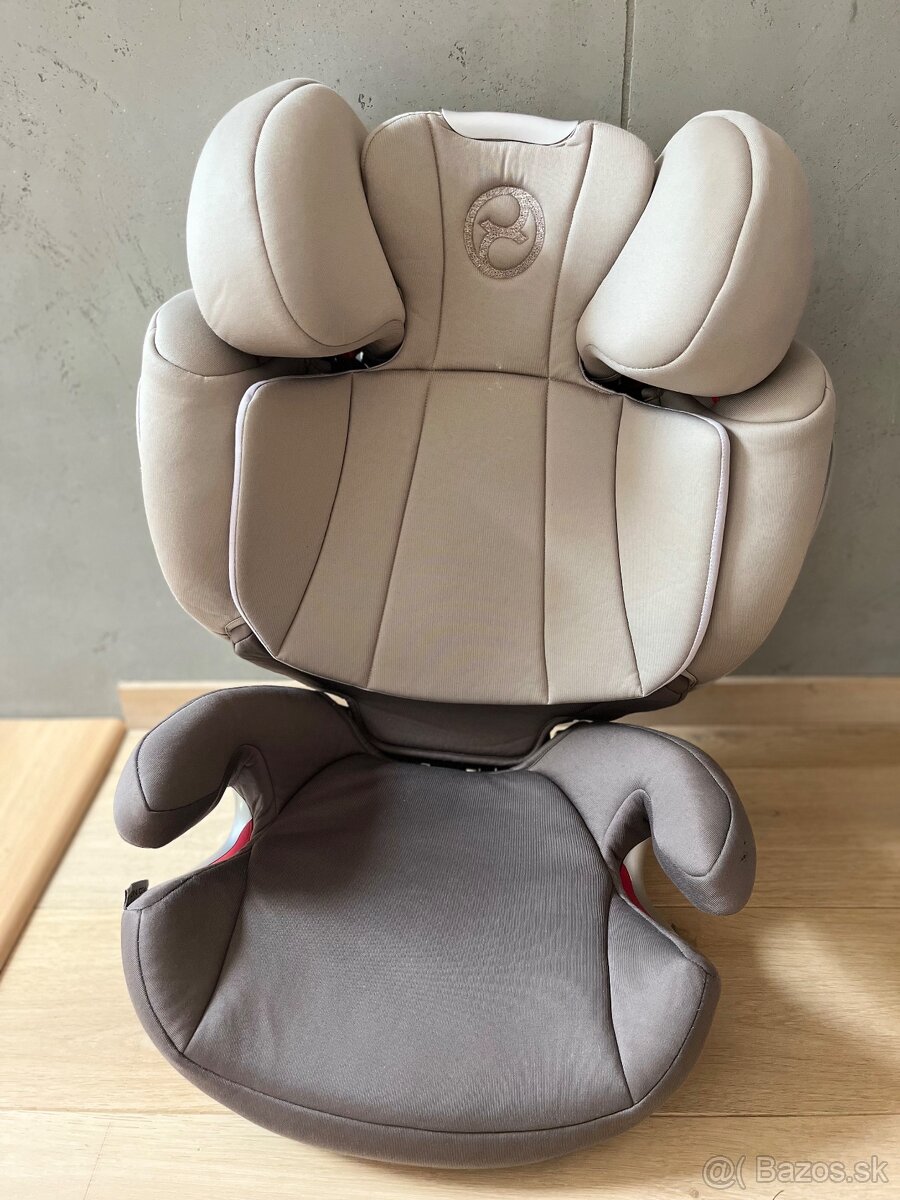 Detska autosedačka zn. Cybex Solution Q2 Fix platinum
