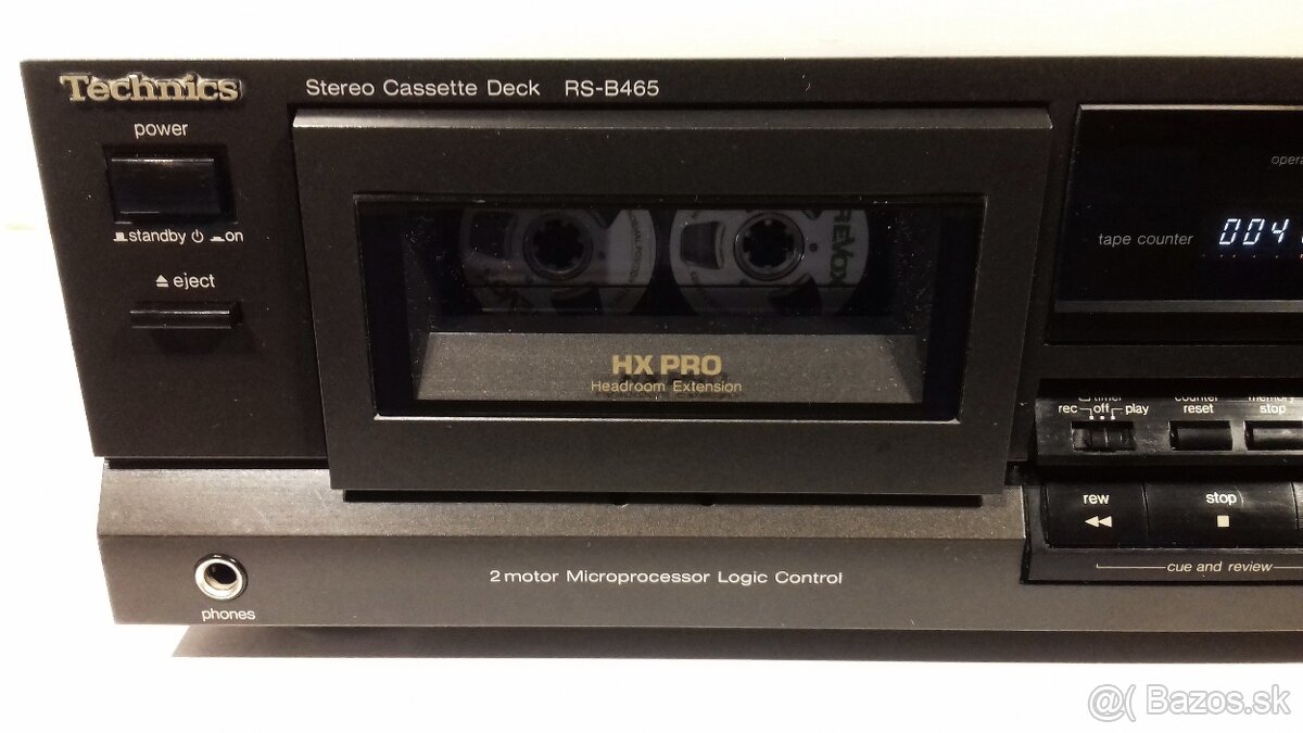 HX PRO kazetovy deck TECHNICS RS-B465 Dolby B+C, JAPAN, AK50