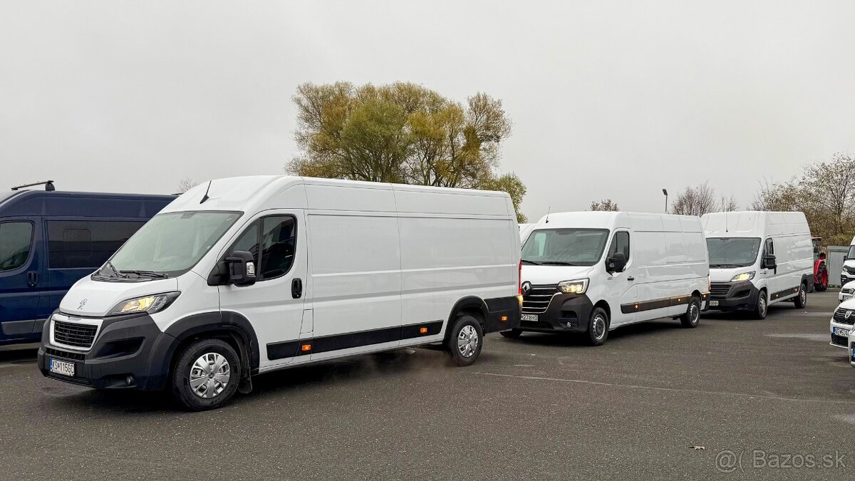 Prenájom dodávok – ihneď k dispozícii