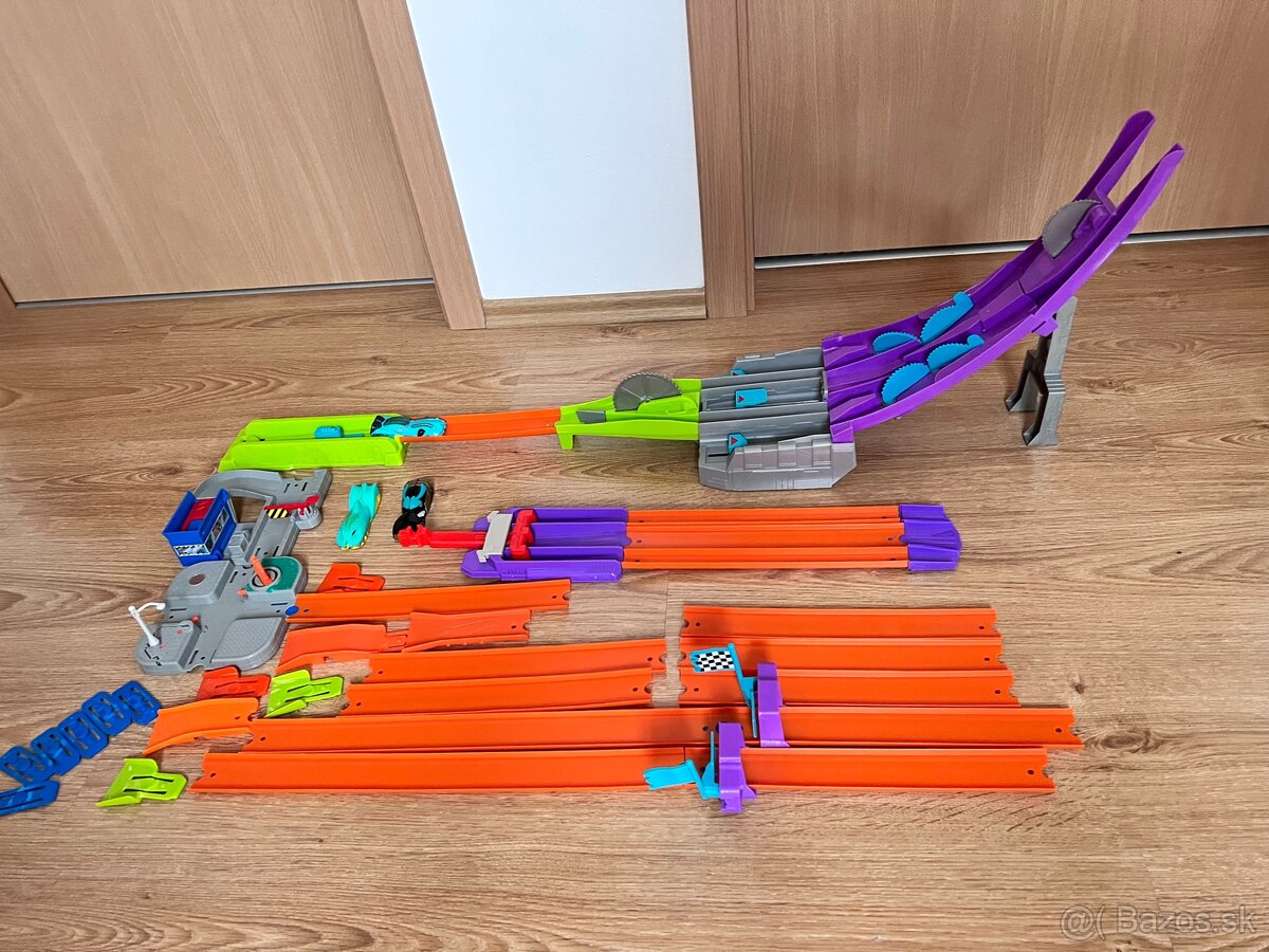 Hot Wheels split speeders dráha + príslušenstvo