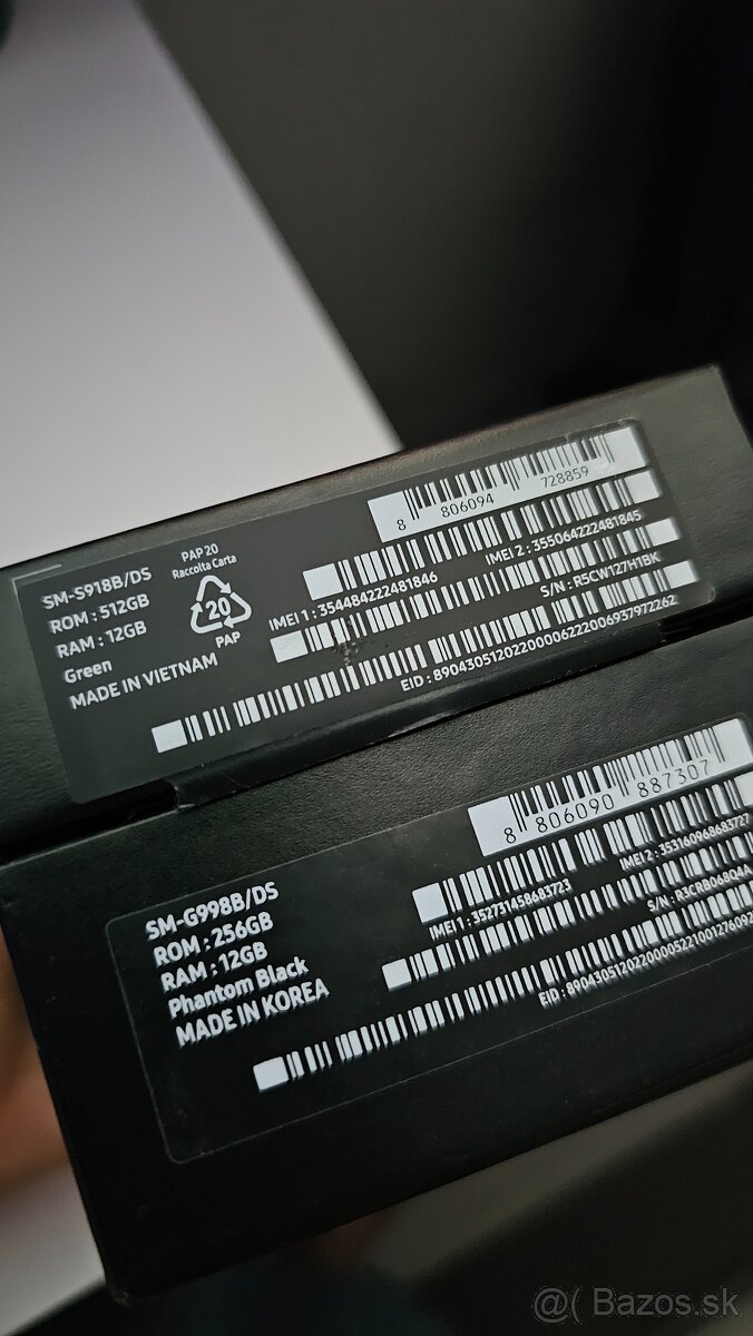 Samsung s21 Ultra a S23 Ultra