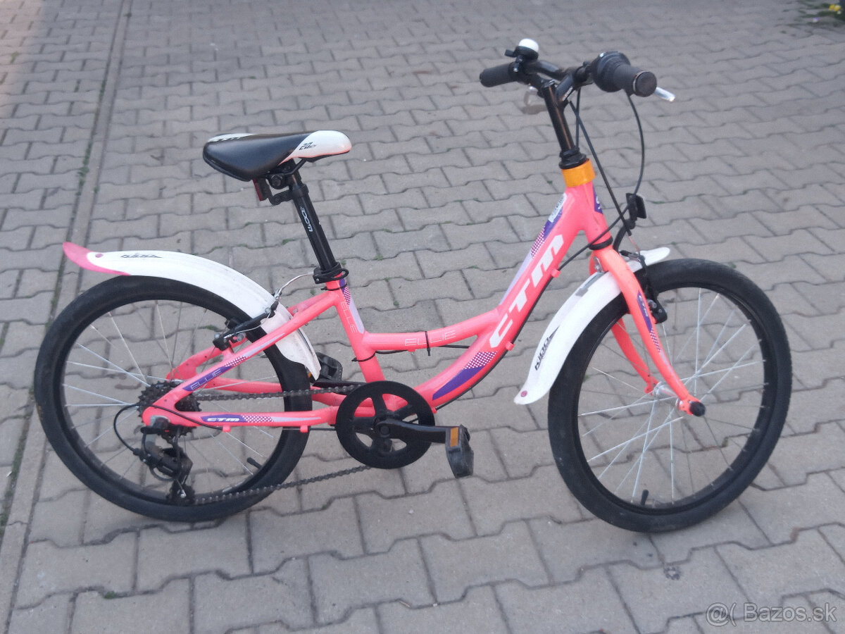 Bicykel pre 5 až 8 ročné dievča