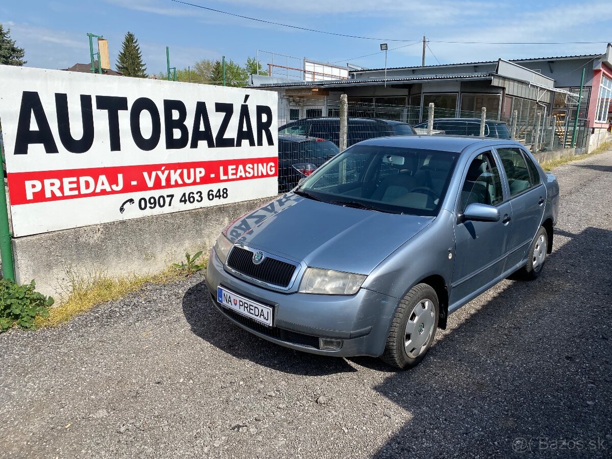 Škoda Fabia Sedan 1,4MPI 50 kW