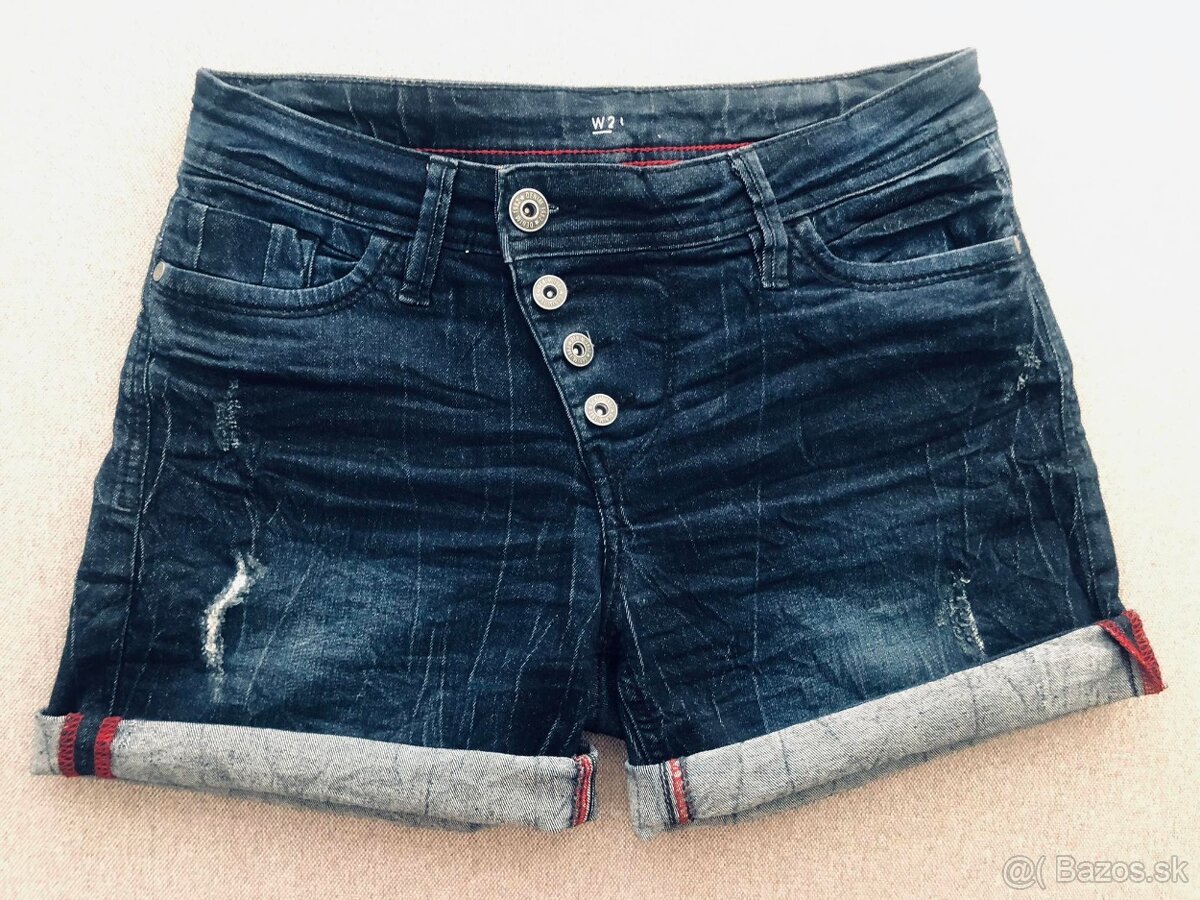 Riflové kraťasy Takko fashion