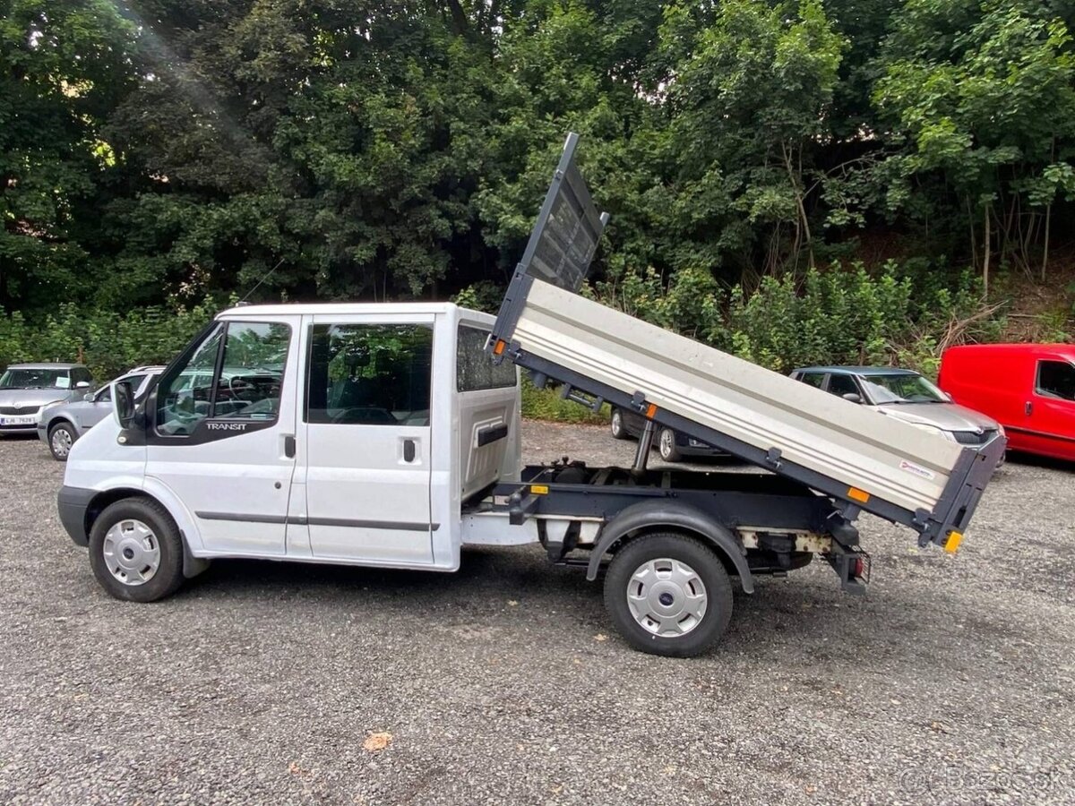 FORD TRANSIT 350M 7 míst 3 stranný sklápěč 127tkm