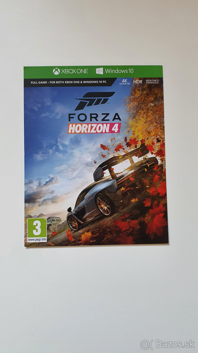 Hra Forza Horizon 4 na Xbox ONE a Xbox Series X