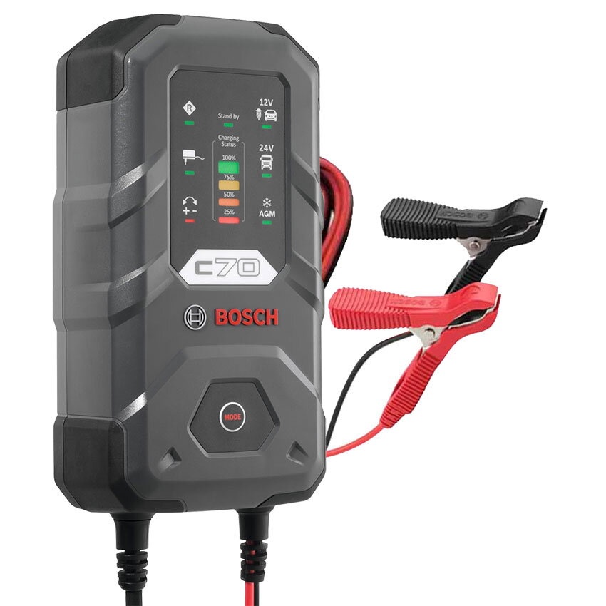BOSCH C70 12V/24V 10A - Nabíjačka autobatérií