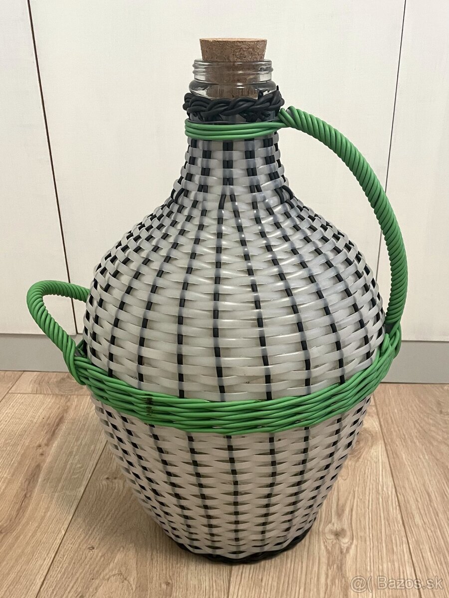 Demižón 15l opletený