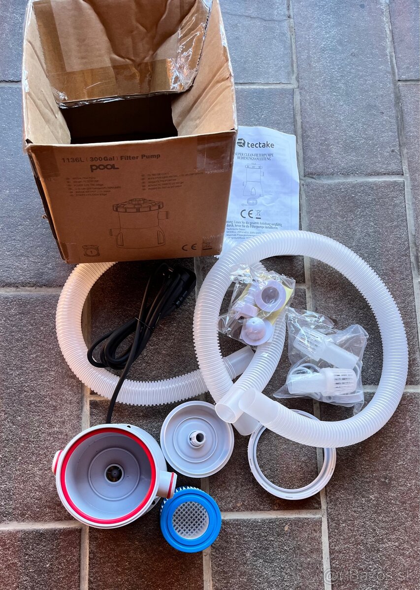 Bazénová filtrácia Tectake Super Clean