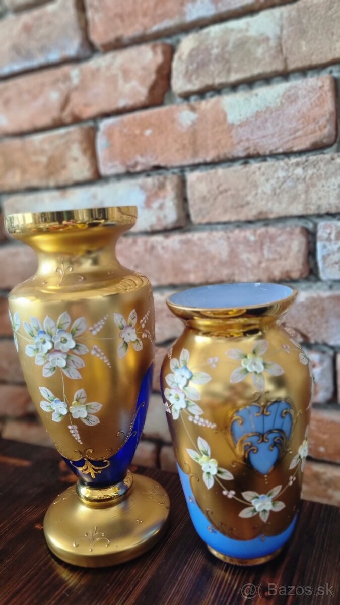 Bohemia glass vazy