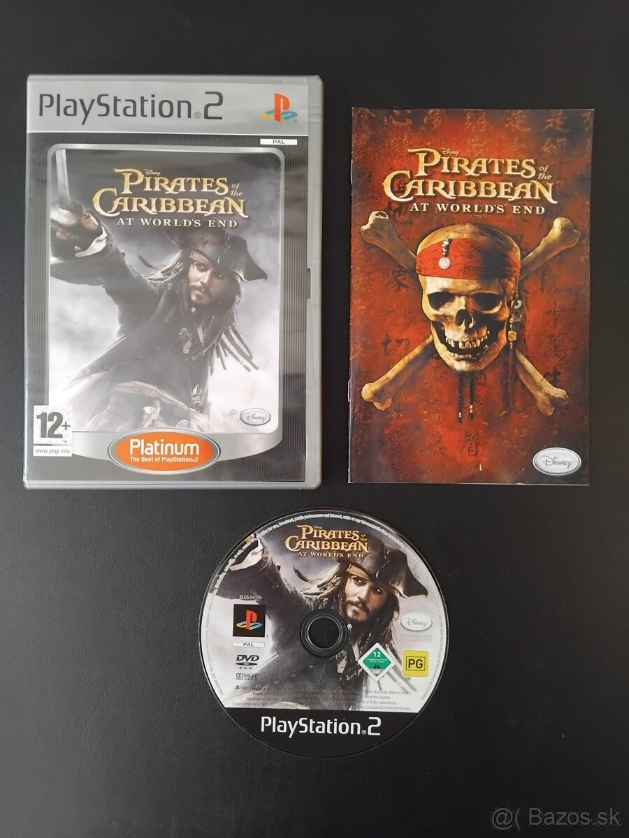 Hra pre PS2 - Disney Pirates of the Caribbean At World's En