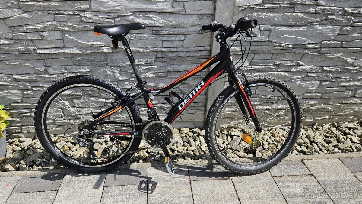 Bicykel Dema Pegas 24 čierny
