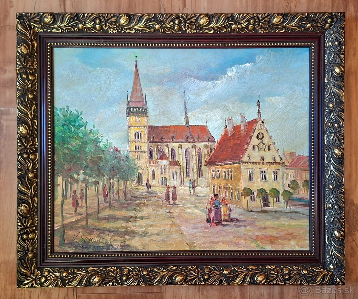 Obraz BARDEJOV 39x49 olej