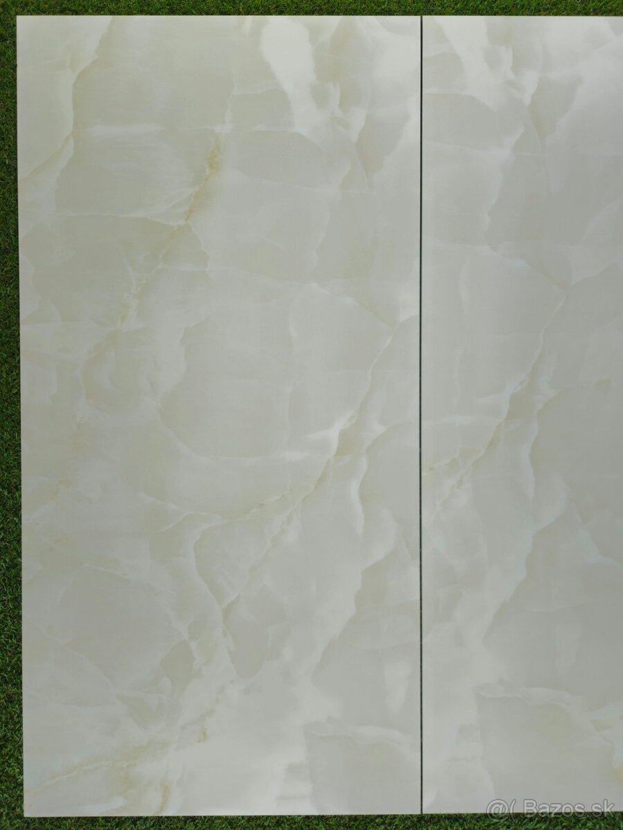 Dlažba/obklad 120x60 Onyx Pearl Gold lesklá