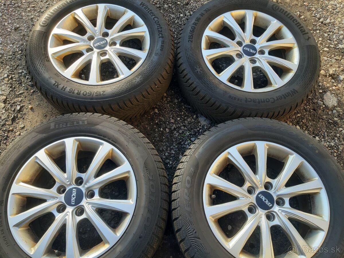 ELEKTRONY 5x112 r16 obute zimne pneu