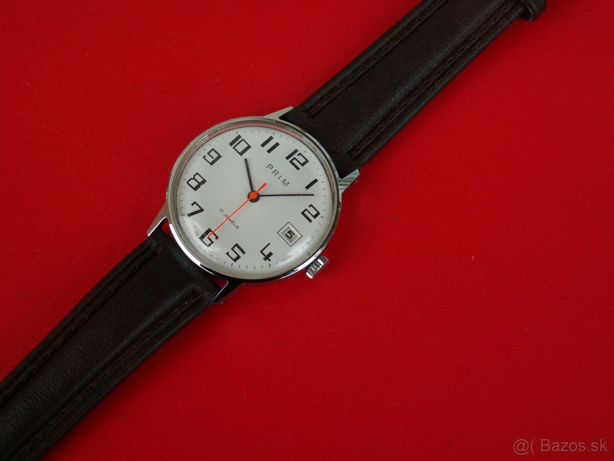 Hodinky Prim Tabule White - rok 1985