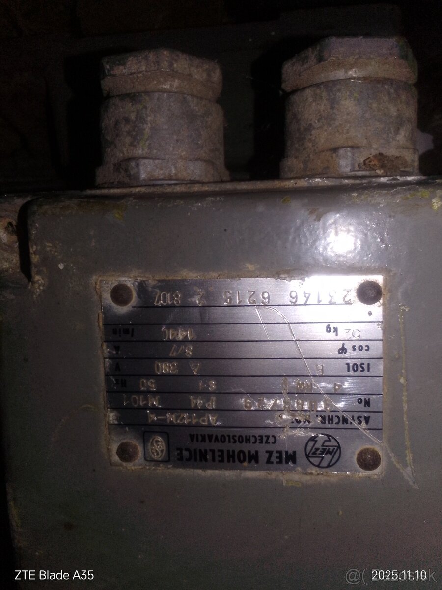 Motor trojfázový 4 kWh 1440 ot. / min.