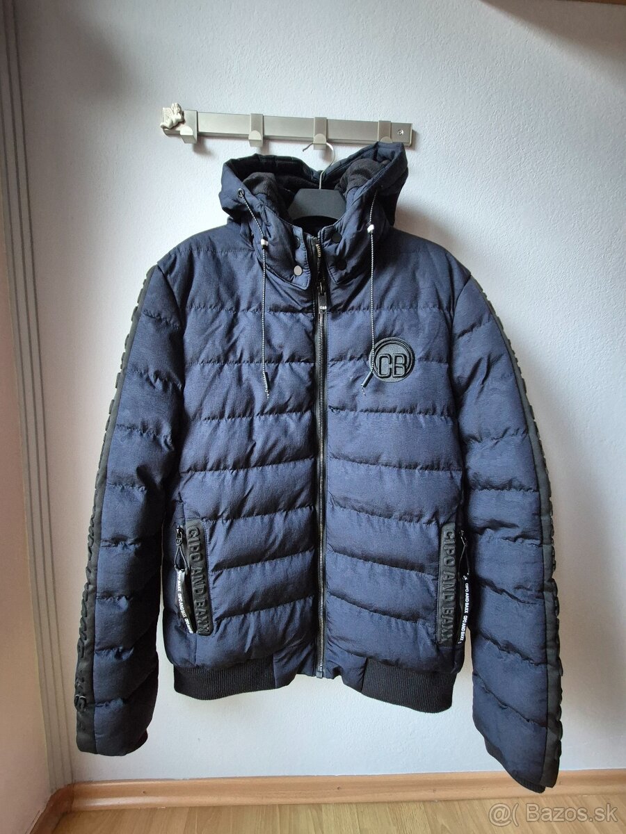 Cipo&baxx modrá zimná bunda